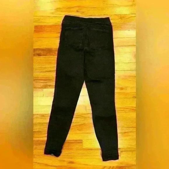 Spanx Distressed Black Ankle Skinny Jeans Medium - Picture 3 of 4